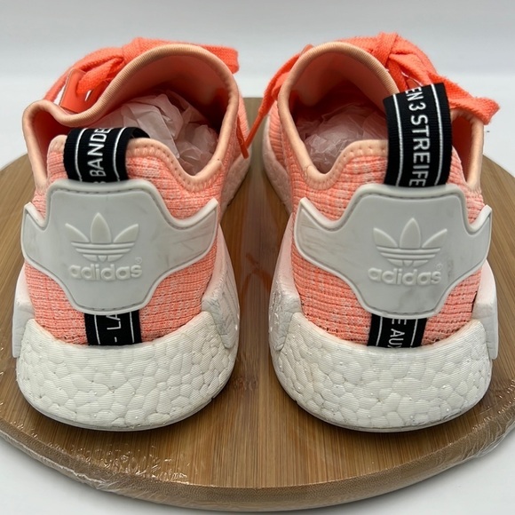 Adidas Women’s NMD R1 Runner Sun Glo White Peach - Picture 7 of 12